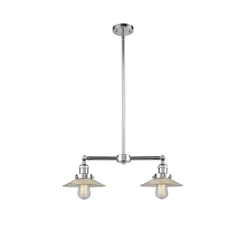 Innovations Lighting Halophane 2 Light 21" Wide Linear Chandelier