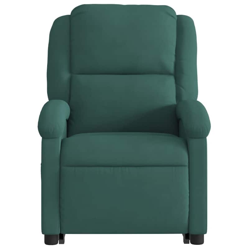 vidaXL Stand up Massage Recliner Chair Power Lift Wingback Armchair Velvet
