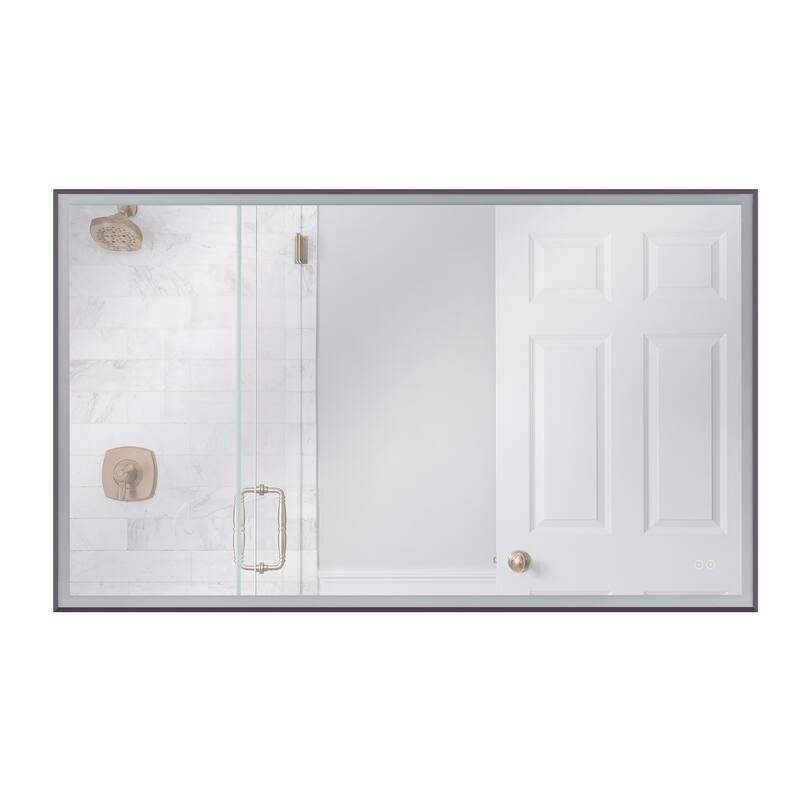 Craftmade MIR6001RT-3C LED Mirror 60" W x 36" H Contemporary - Flat Black