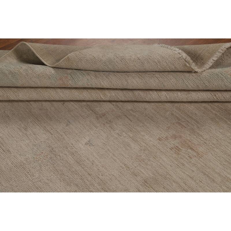 Transitional Oushak Turkish Rug Hand-Knotted Wool Carpet - 8'3"x 10'0"