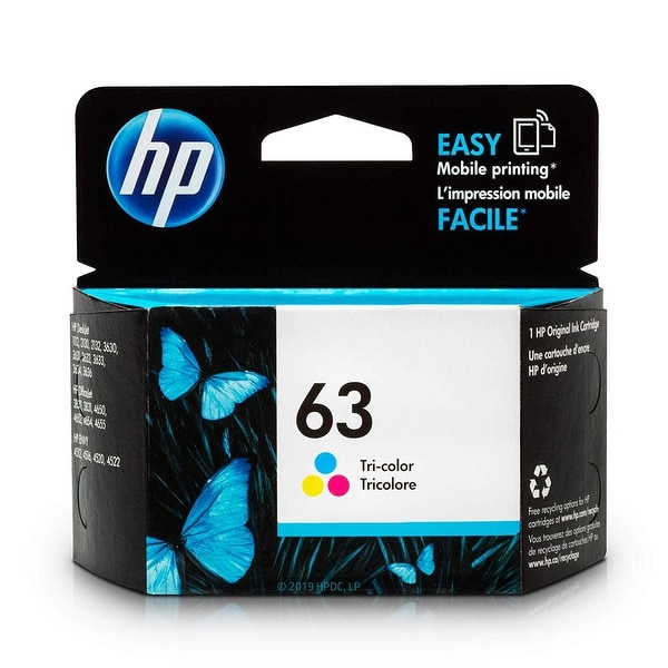HP 63 Tri-Color Ink Cartridge, F6U61AN - color. Opens flyout.