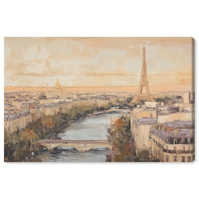 Sunrise Paris Canvas by Art Remedy, Gallery Wrapped