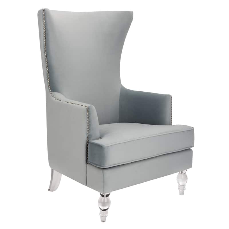 SAFAVIEH Couture Cath Modern Wingback Chair - 29Wx32Dx45H