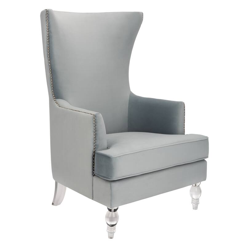 SAFAVIEH Couture Geode Modern Wingback Chair - 29.1" W x 32.3" D x 44.9" H