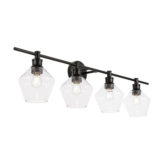 Gwyneth 4-light Clear Glass Wall Sconce