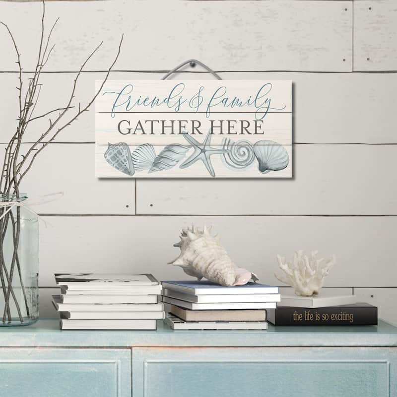 Wood Pallet Hanging Sign - Friends & Family Beach