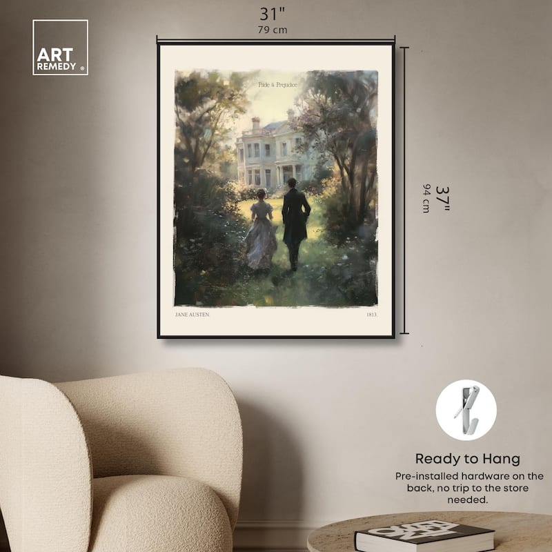Pride and Prejudice Scene Canvas by Art Remedy