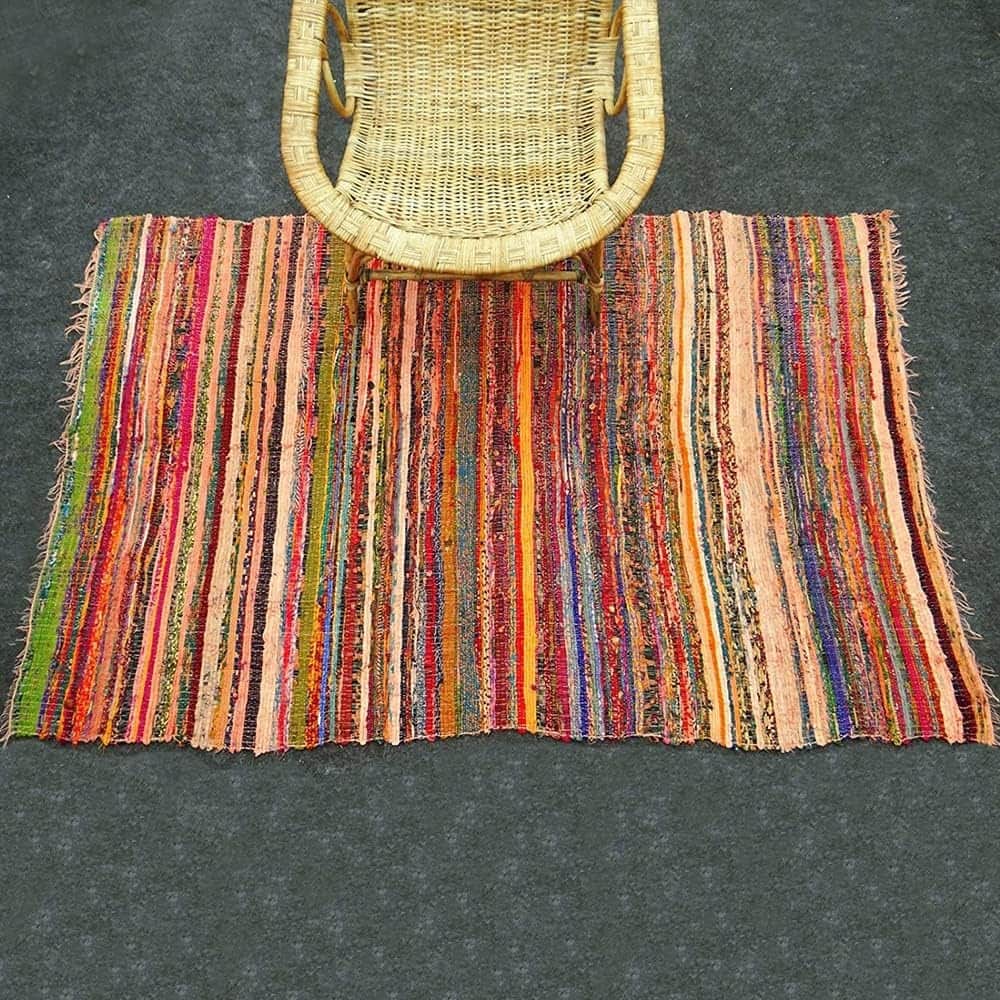 Aakriti Eco-Friendly Chindi Rugs - (5x3 Feet)