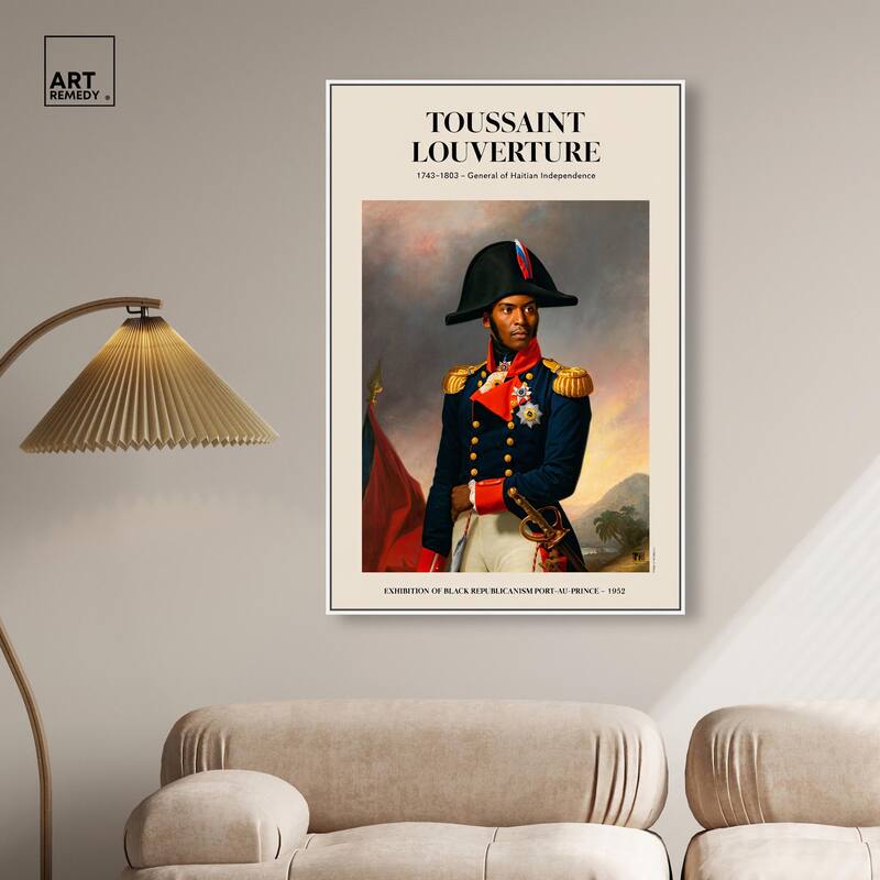 Toussant Louverture Canvas by Art Remedy