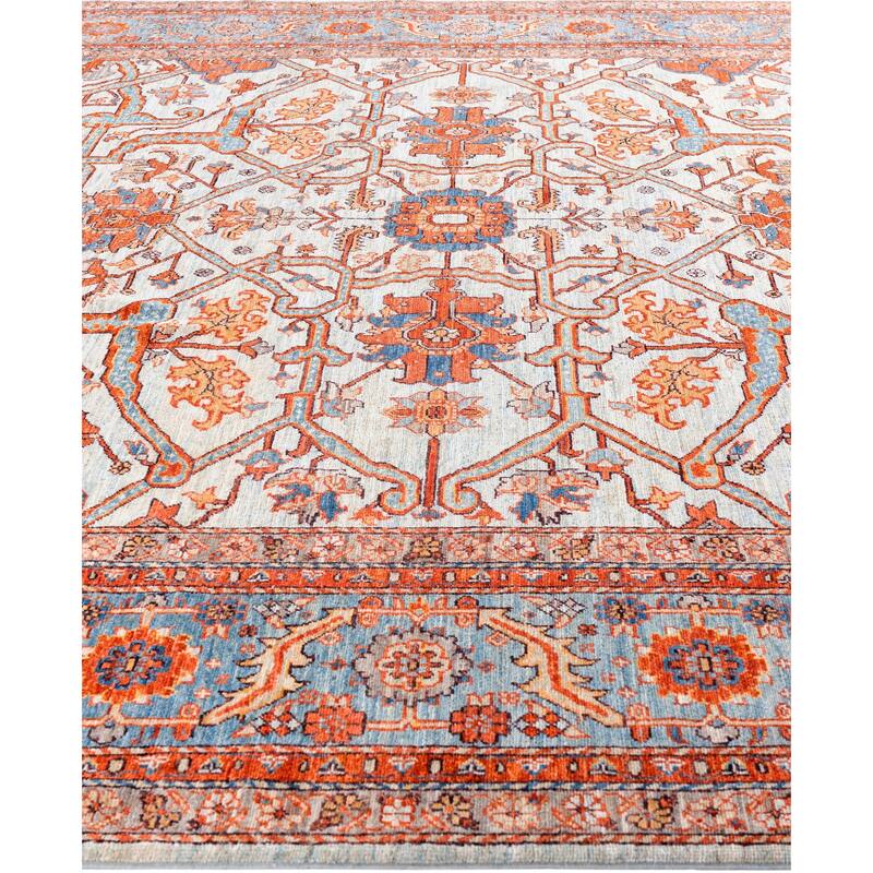 Serapi One-of-a-Kind Hand-Knotted Area Rug - Ivory - 8' 9" x 12' 2"