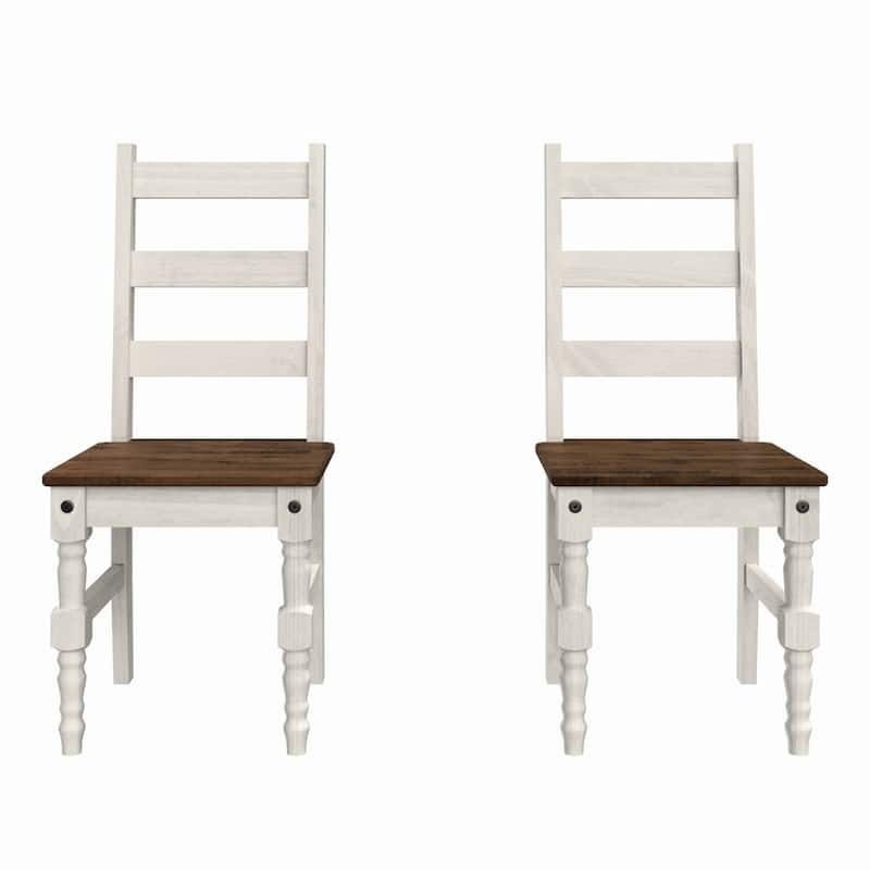Solid Wood Dining Chair (Set of 2) Harvest | Furniture Dash - N/A