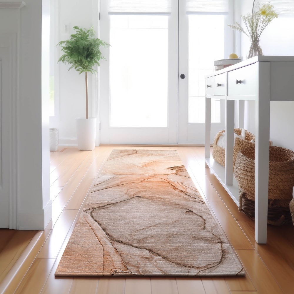 Premium Washable Super Soft Abstract Contemporary Mayfield Rug