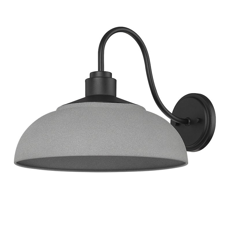 Levitt 13.63" Wide 1-Light Natural Black Outdoor Wall Light