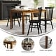 preview thumbnail 5 of 18, Classic Wood Dining Table with Offset Tapered Legs