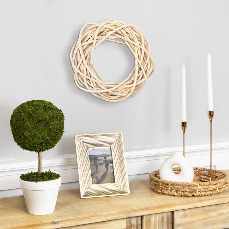 Natural Weeping Willow Spring Twig Wreath - 12" - Unlit