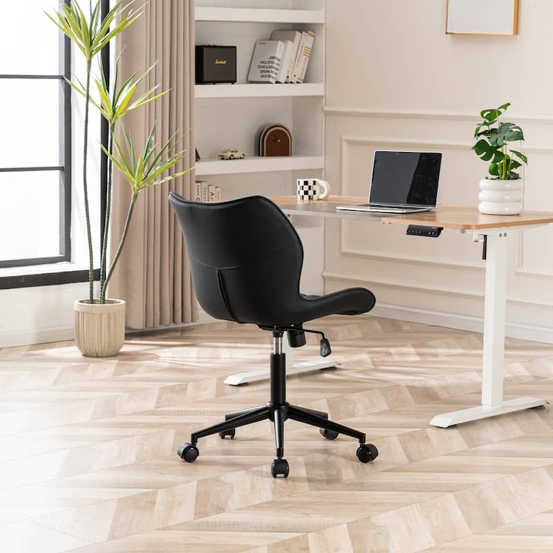 Swivel Armless Desk Chair Office Chairs Makeup Vanity Chair