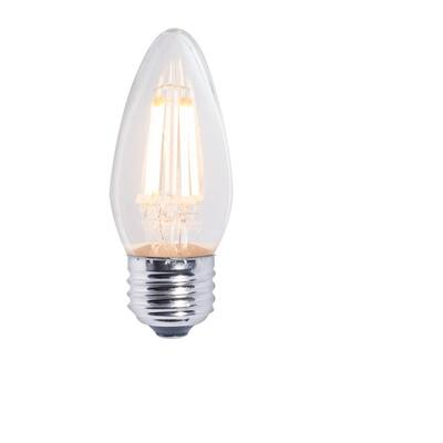 Bulbrite Pack of (4) 4.5 Watt Dimmable Filament B11 Medium LED Bulb