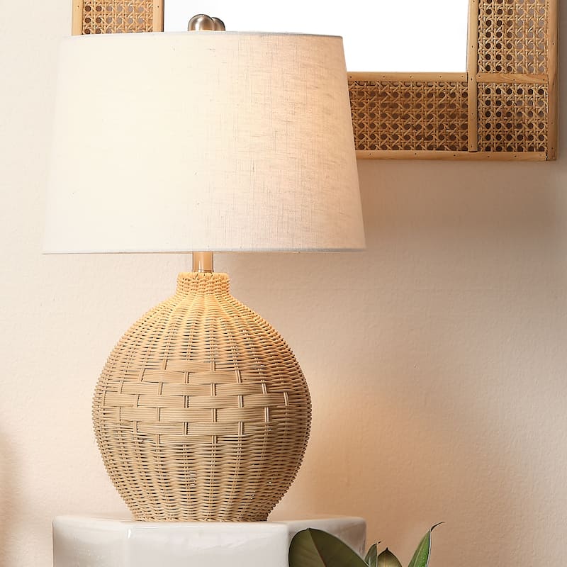 Alden Décor Granada Rattan Table Lamp