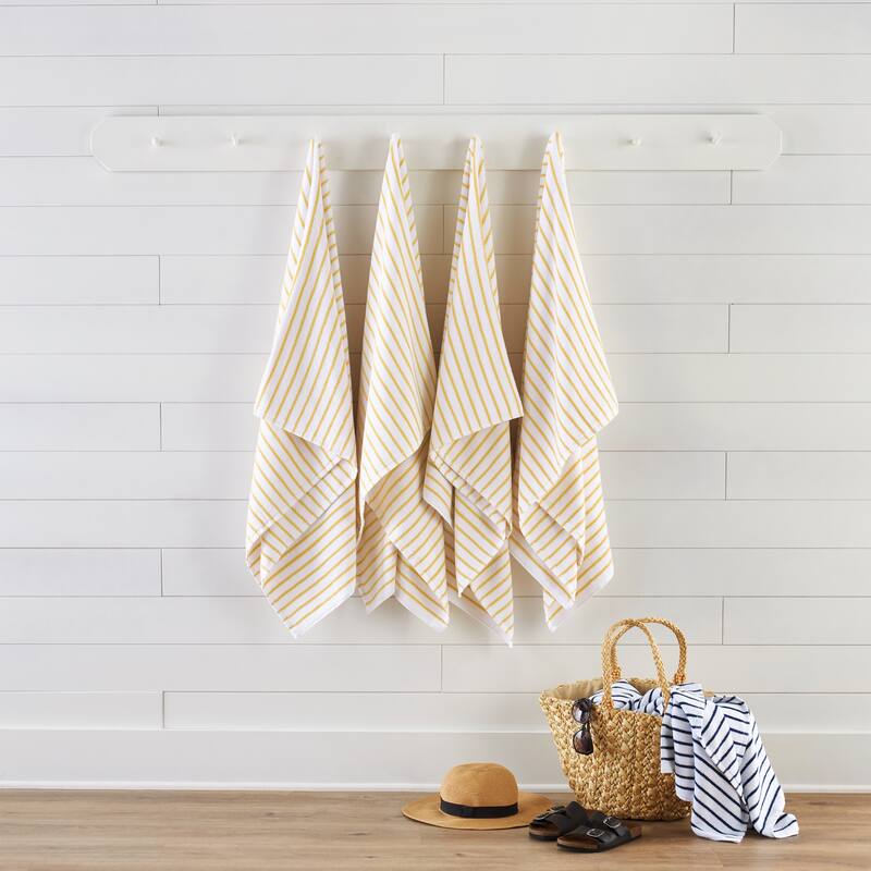 Becky Cameron Ultra Soft Plush Cotton Cabana Towels