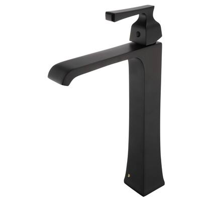Fine Fixtures Arched Square Single Hole Vessel Sink Bathroom Faucet