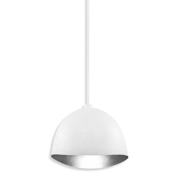 slide 2 of 11, Kovacs P1914 Eclos 16" Wide Pendant Textured White / Silver Leaf