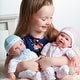 preview thumbnail 6 of 4, JC Toys La Baby Soft 16" Baby Doll, Pink with Pacifier, Caucasian