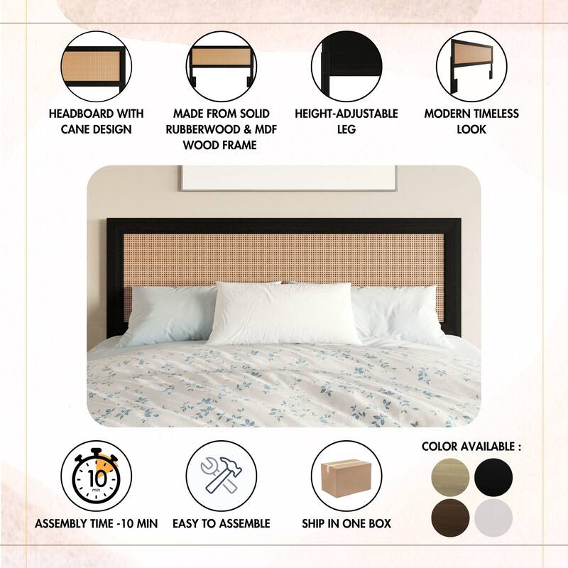 CraftPorch Chic Wooden Panel Headboard