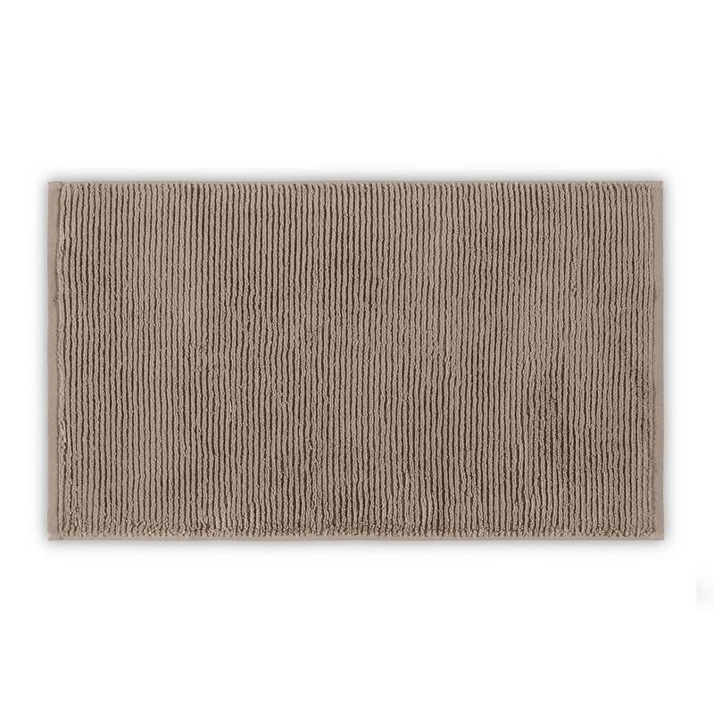 Slim Ribbed Hand Towel - Cobble Stone
