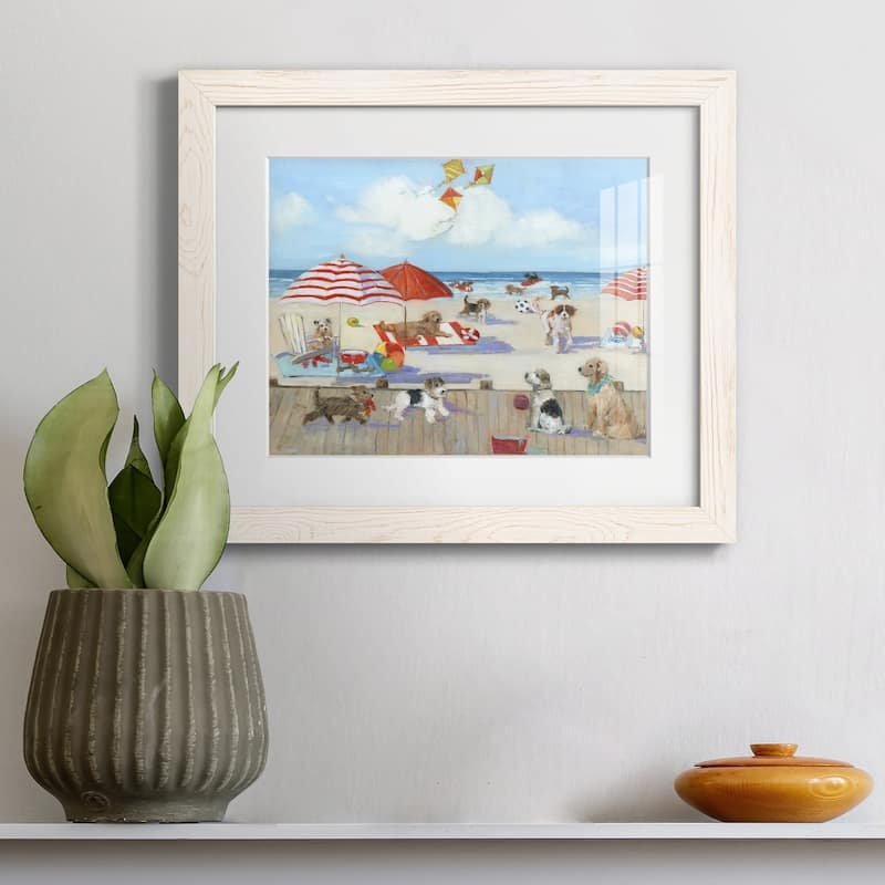 Beach Bark Park II-Premium Framed Print - Ready to Hang