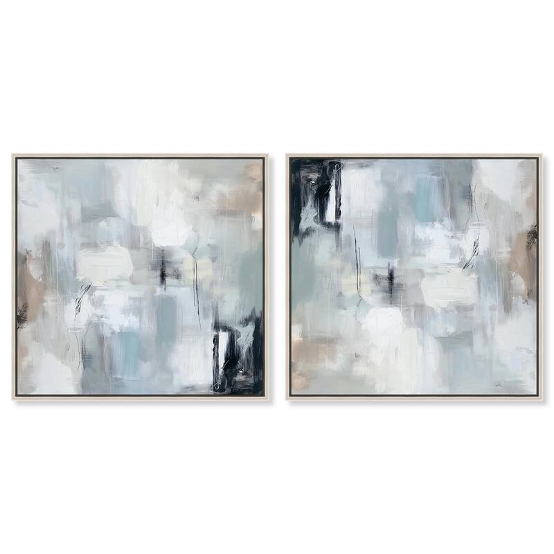 red flowers handbag Canvas by Art Remedy - 30" x 30" - Gold