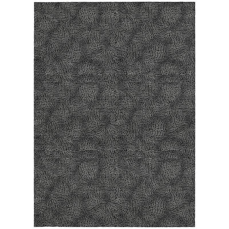 HomeRoots Geometric Transitional Rectangle Outdoor Rug