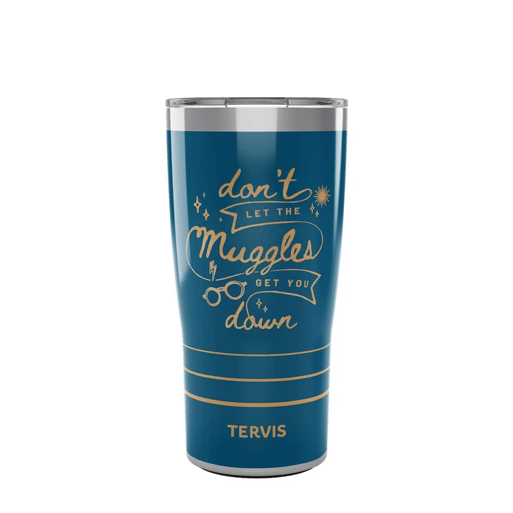 Tervis Traveler Harry Potter Don't Let Muggles Get You Down Triple Walled Insulated Travel Tumbler, Stainless Steel - 20oz