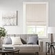 preview thumbnail 69 of 97, Madison Park Colm Basketweave Room Darkening Cordless Roman Shade 27x64" - Ivory
