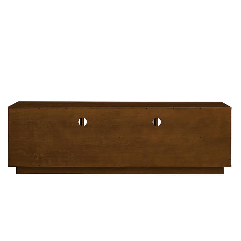 Mid-Century Modern TV Stand for TVs up to 75", Living Room Entertainment Cabinet Media Console Table with Drawers