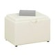 preview thumbnail 26 of 48, Convenience Concepts Designs4Comfort Accent Storage Ottoman with Reversible Tray