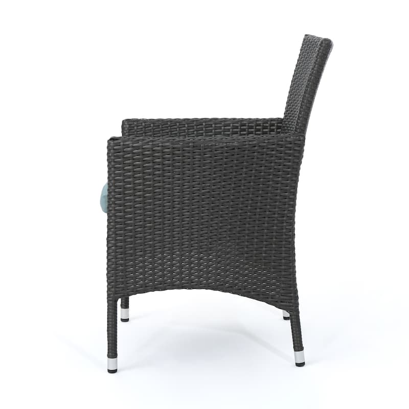 Christopher Knight Home Malta Wicker Patio Armchairs (Set of 2)