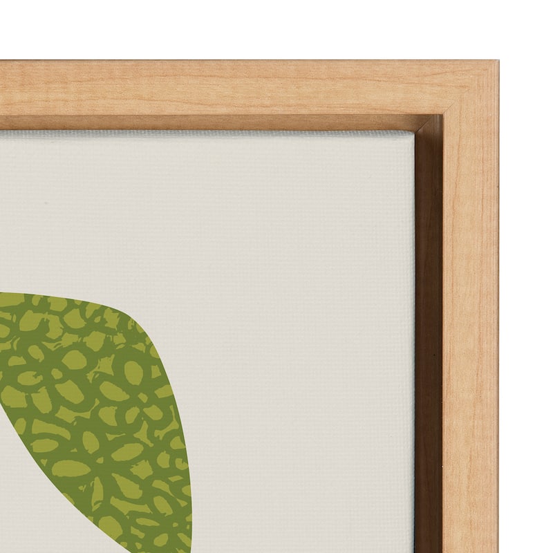 Kate and Laurel Sylvie Mid Century Koala Framed Canvas by Rachel Lee