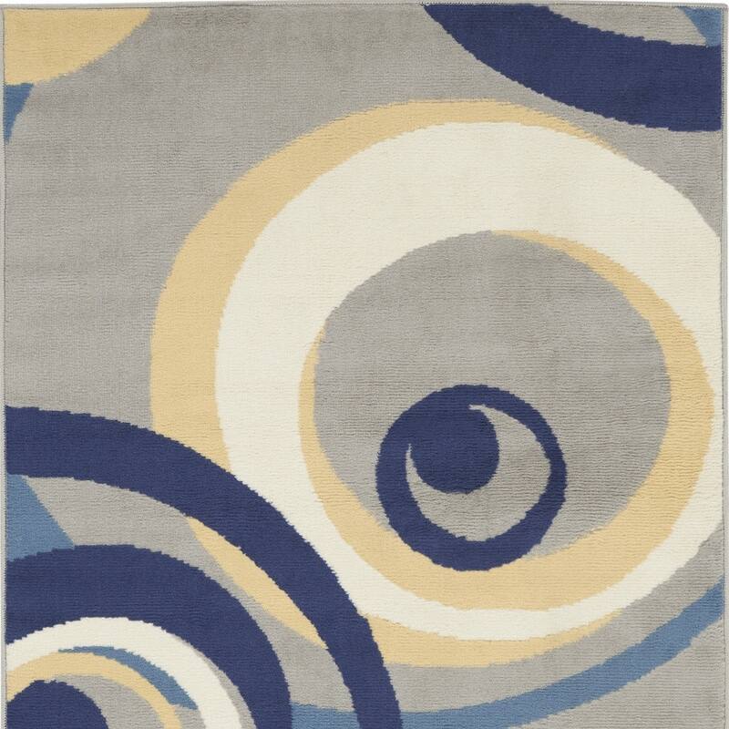 Liwas Power Loomed Geometric Modern Area Rug By HomeRoots
