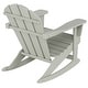preview thumbnail 25 of 85, POLYTRENDS Laguna Adirondack Eco-Friendly Poly All-weather Outdoor Rocking Chair