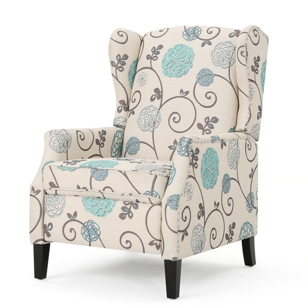 Wescott Wingback Pushback Recliner by Christopher Knight Home On
