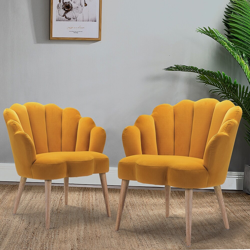 Mustard chairs for living new arrivals room