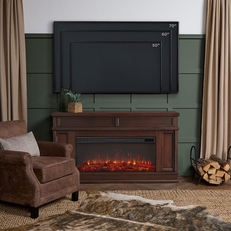 Torrey Landscape Electric Fireplace TV Stand by Real Flame