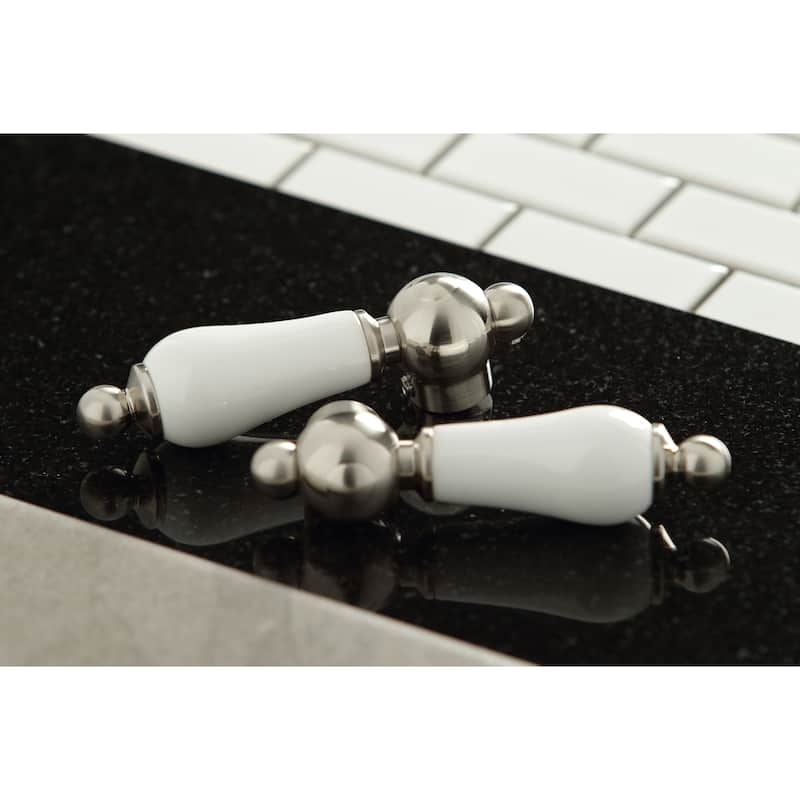 Kingston Brass English Country Bridge Kitchen Faucet with Sprayer