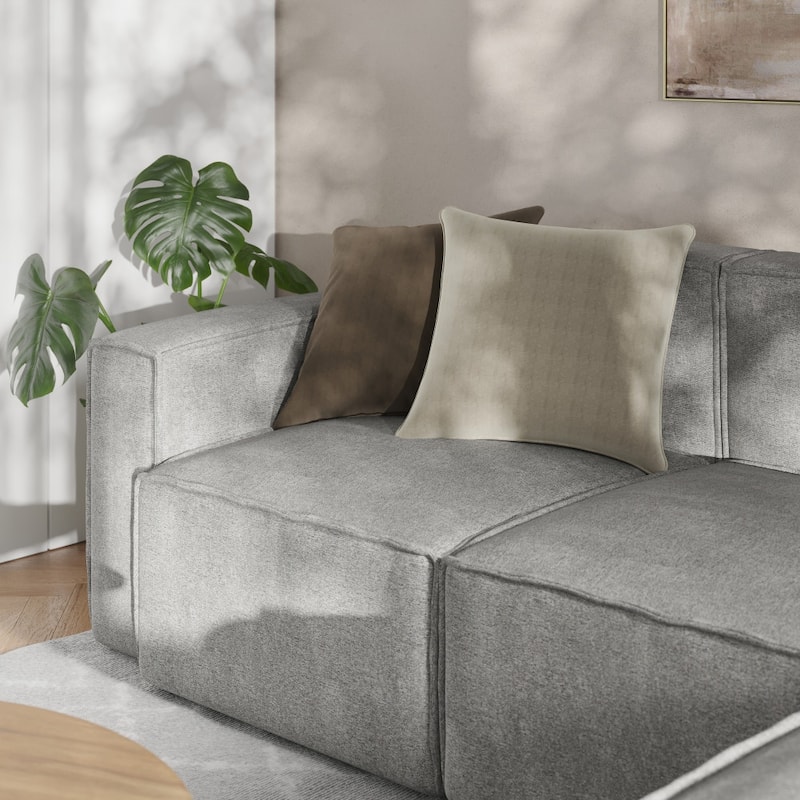 Contemporary Modular Sectional Sofa Left Side Chair with Armrest