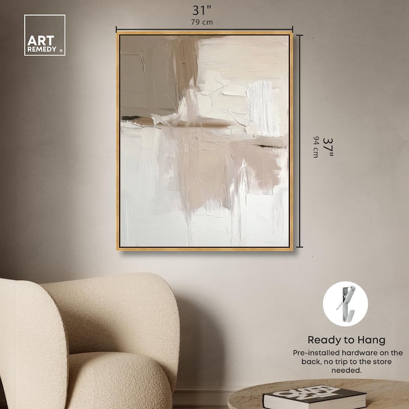 Gentle Strokes of Nature II Canvas by Art Remedy