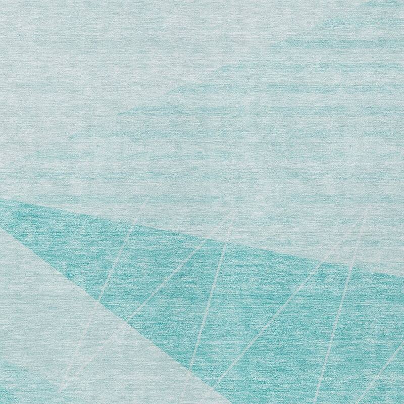 HomeRoots Geometric Transitional Rectangle Outdoor Rug