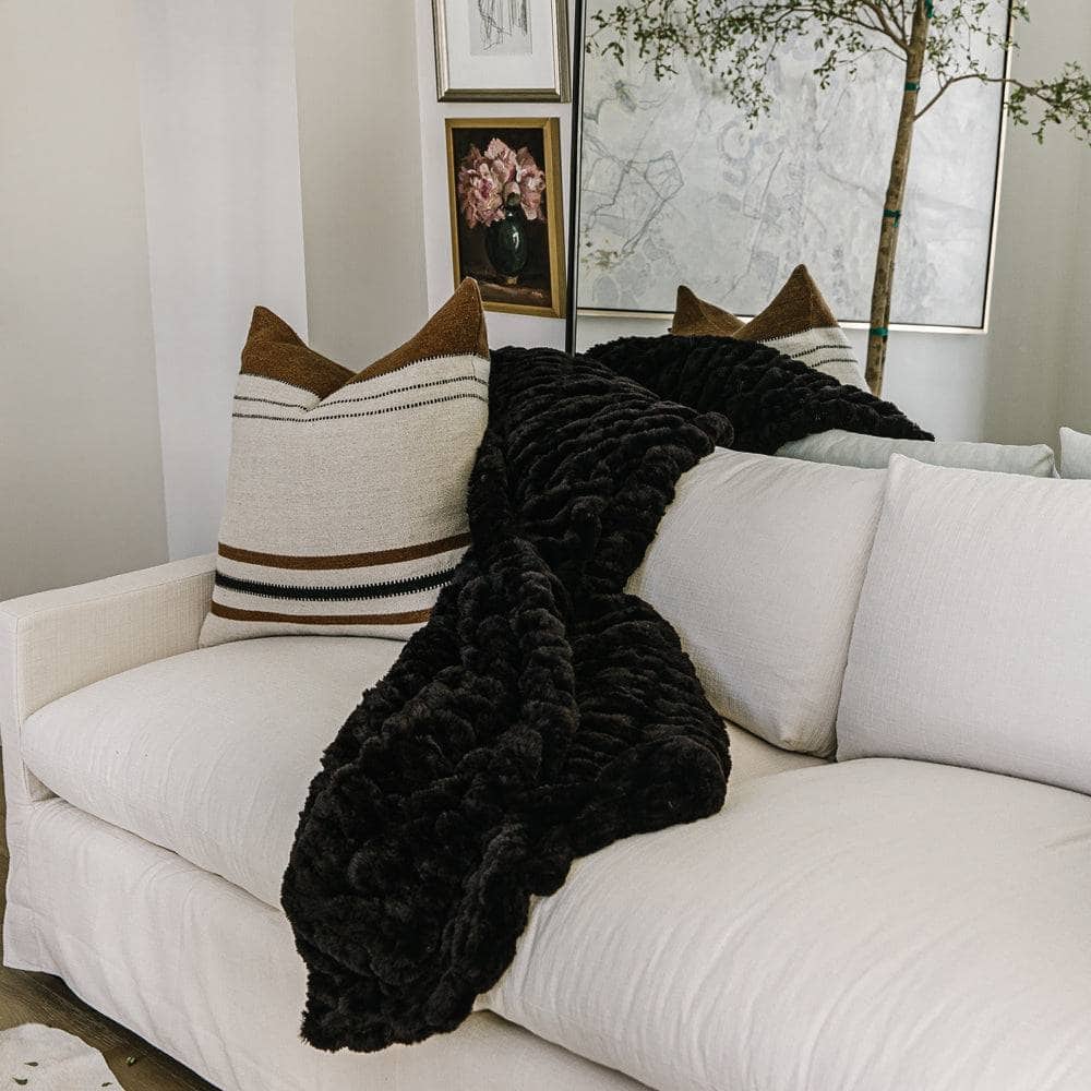 Minky Designs Luxuriously Soft Chic Minky Faux Fur Blankets