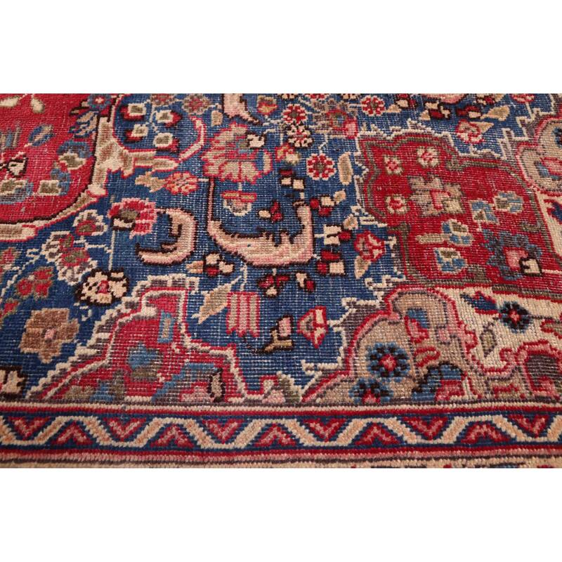 ECARPETGALLERY Hand-knotted Antalya Vintage Burgundy Wool Rug - 8'9 x 12'8