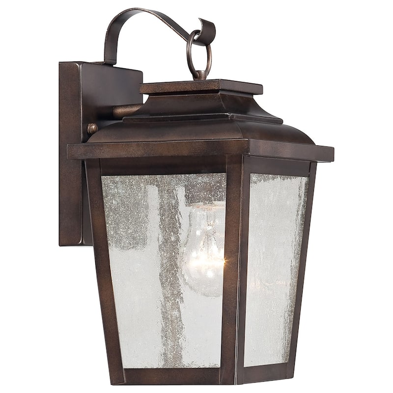 The Great Outdoors 1 Light Outdoor Wall Sconce from the Irvington - Chelesa Bronze