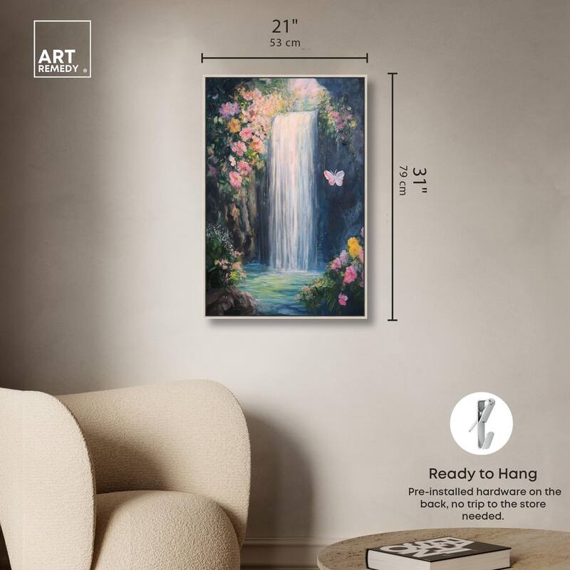 Hidden Falls I Canvas by Art Remedy